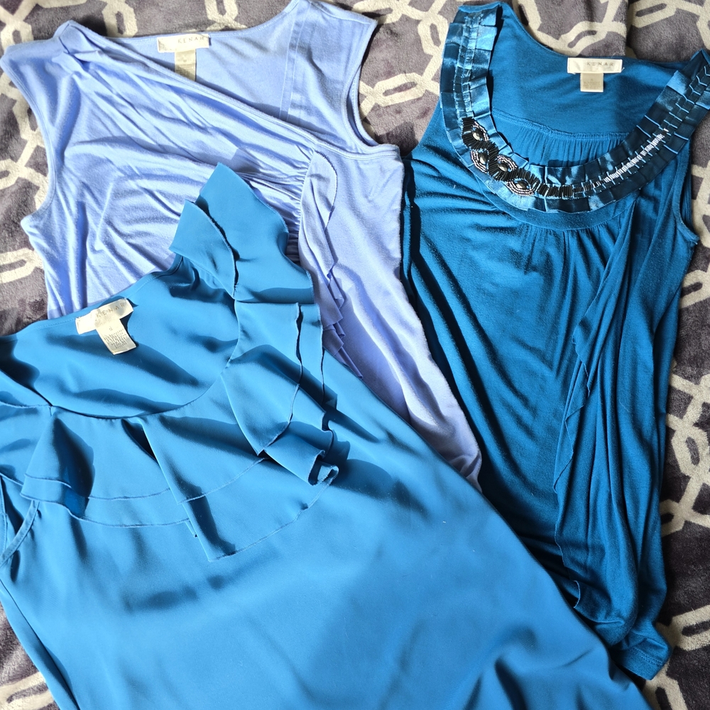 Kenar Women's Blue Blouses Collection